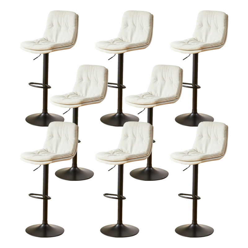 Bucket Adjustable Height Dining Stool Industrial Indoor Counter-height Stool with Swivel