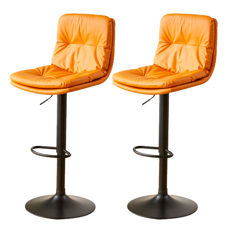 Bucket Adjustable Height Dining Stool Industrial Indoor Counter-height Stool with Swivel