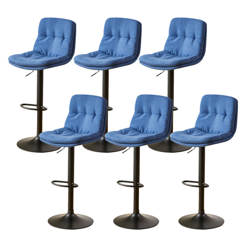 Bucket Adjustable Height Dining Stool Industrial Indoor Counter-height Stool with Swivel