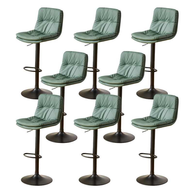 Bucket Adjustable Height Dining Stool Industrial Indoor Counter-height Stool with Swivel