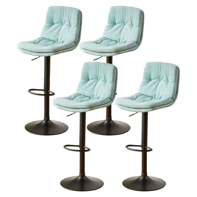 Bucket Adjustable Height Dining Stool Industrial Indoor Counter-height Stool with Swivel