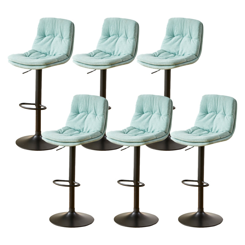 Bucket Adjustable Height Dining Stool Industrial Indoor Counter-height Stool with Swivel