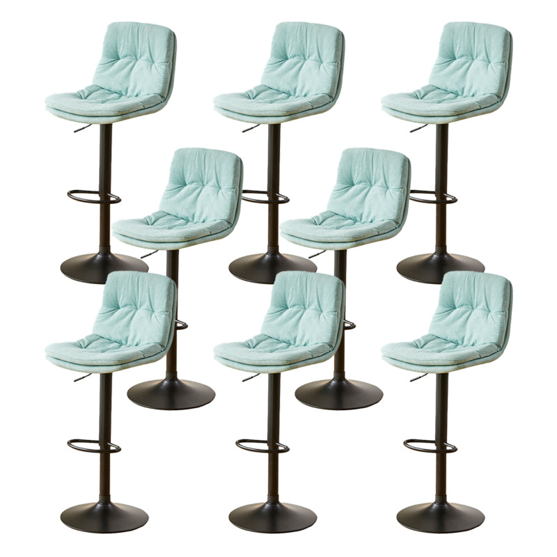 Bucket Adjustable Height Dining Stool Industrial Indoor Counter-height Stool with Swivel