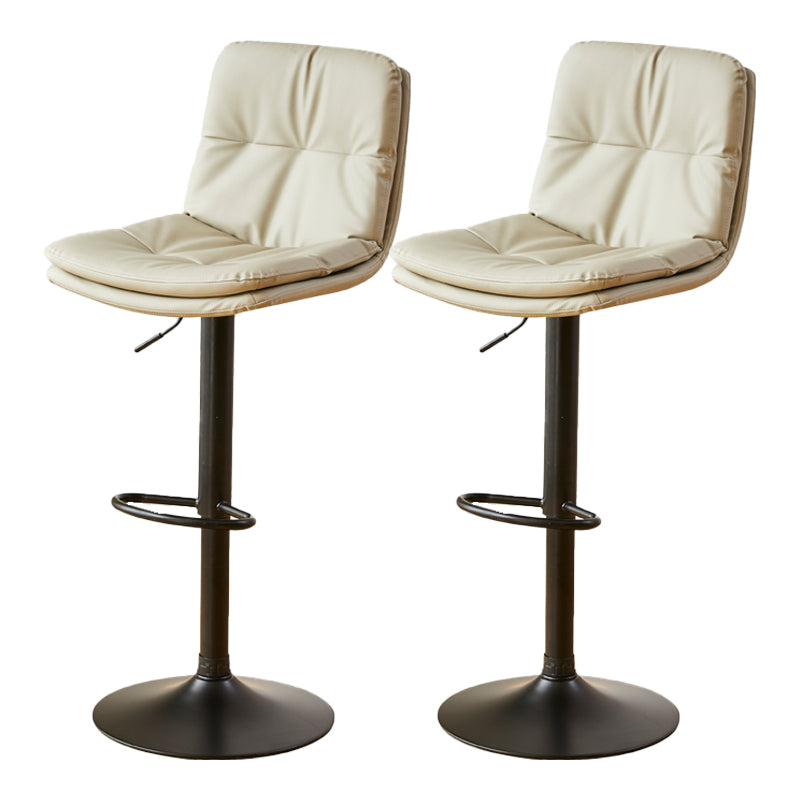 Bucket Adjustable Height Dining Stool Industrial Indoor Counter-height Stool with Swivel