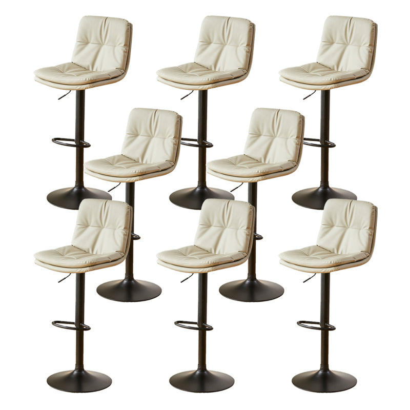 Bucket Adjustable Height Dining Stool Industrial Indoor Counter-height Stool with Swivel