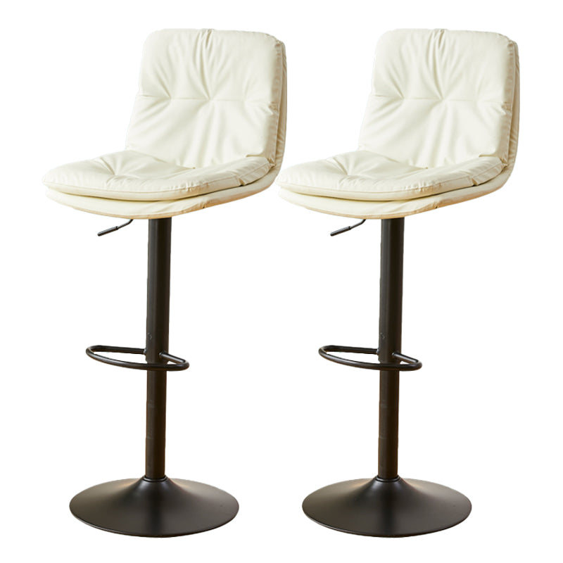 Bucket Adjustable Height Dining Stool Industrial Indoor Counter-height Stool with Swivel