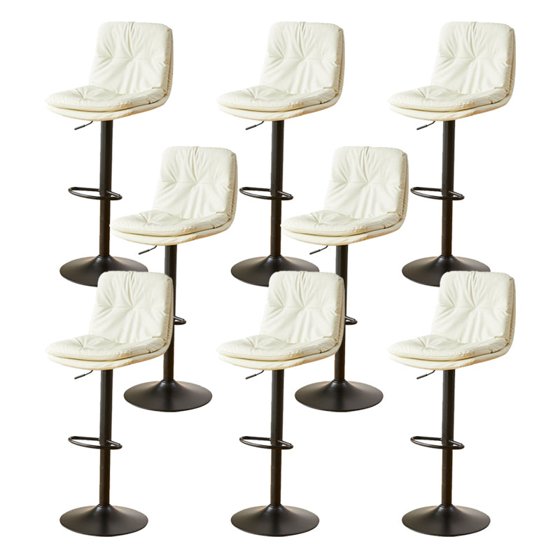 Bucket Adjustable Height Dining Stool Industrial Indoor Counter-height Stool with Swivel