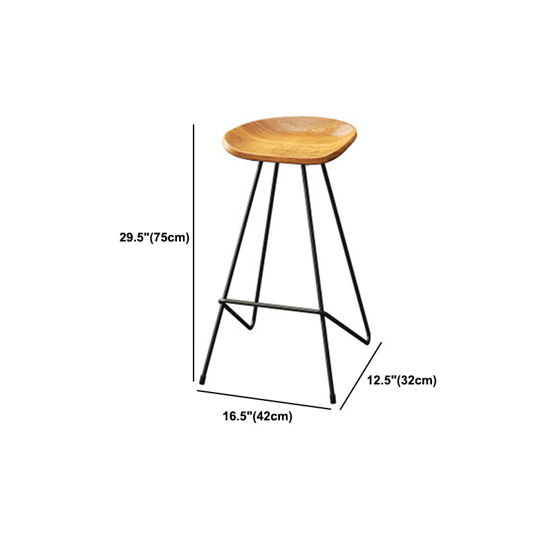 Rectangle Solid Wood Bar Table Set Industrial 1/2/5 Pieces Counter Table with High Stools