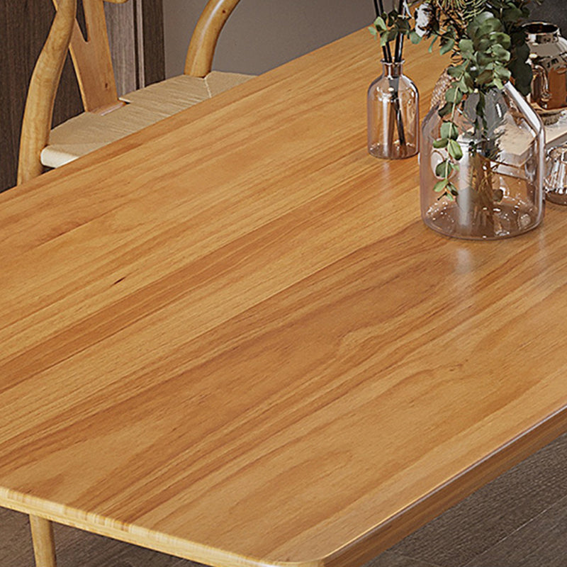 Rectangle 1/4/5 Pieces Dining Set Solid Wood Legs Dining Furniture Set