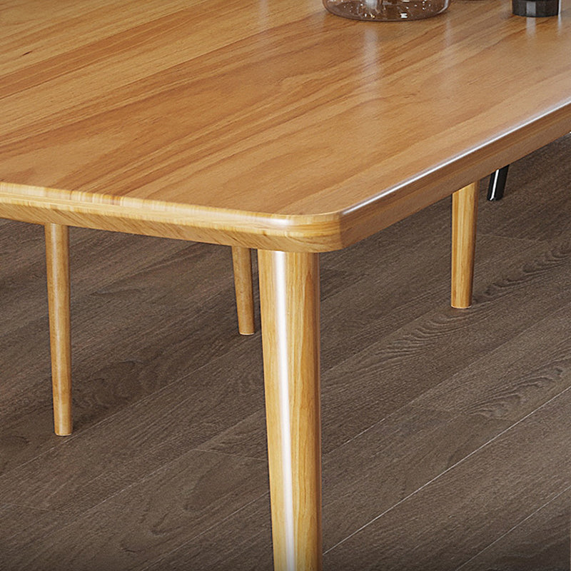 Rectangle 1/4/5 Pieces Dining Set Solid Wood Legs Dining Furniture Set