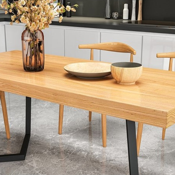 Rectangle 1/2/5/6/7 Pieces Dining Set Modern Double Pedestal Dinette Set