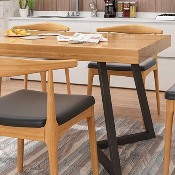 Rectangle 1/2/5/6/7 Pieces Dining Set Modern Double Pedestal Dinette Set