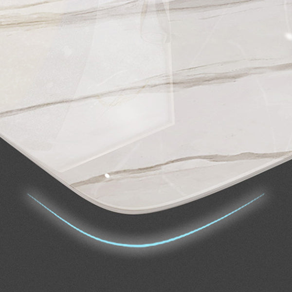 Glam Sintered Stone Dining Set Rectangle 1/4/5/6/7 Pieces Dining Set for Dining Areas