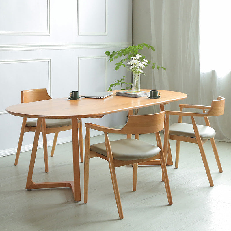 Modern Style Solid Wood Dining Set 1/2/4/5/7 Pieces Dining Set