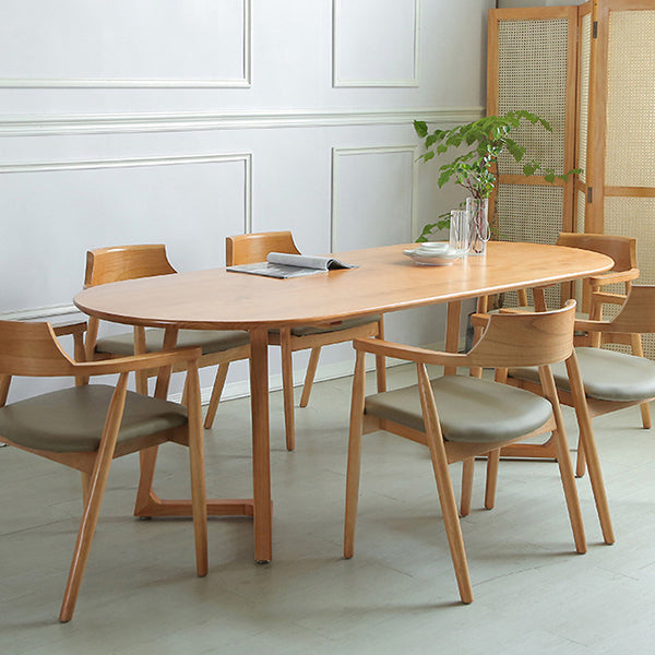 Modern Style Solid Wood Dining Set 1/2/4/5/7 Pieces Dining Set