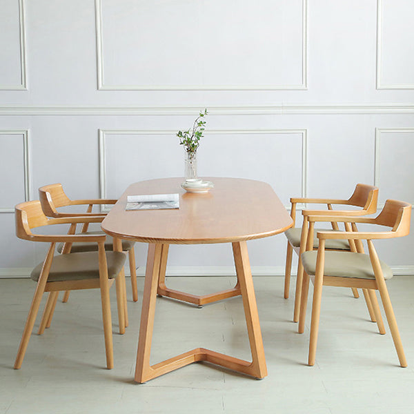 Modern Style Solid Wood Dining Set 1/2/4/5/7 Pieces Dining Set