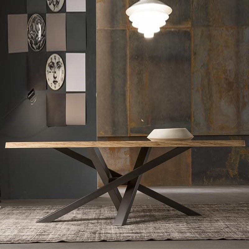Home Solid Wood Dining Table Luxury Wood Color Dining Room Table