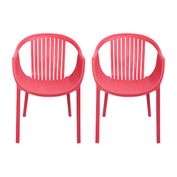Contemporary Dining Chairs Arm Chair with Plastic Legs for Home