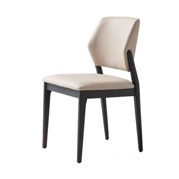 Contemporary Side Dining Chairs Open Back Dining Room Chair for Home