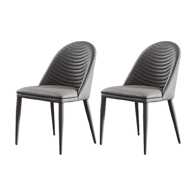 Parsons Dining Room Chair Upholstered Armless Dining Chairs for Home