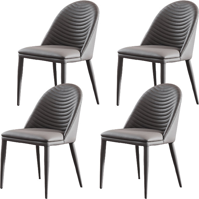 Parsons Dining Room Chair Upholstered Armless Dining Chairs for Home