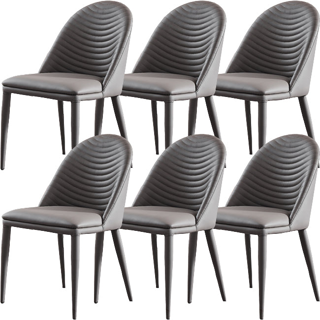Parsons Dining Room Chair Upholstered Armless Dining Chairs for Home