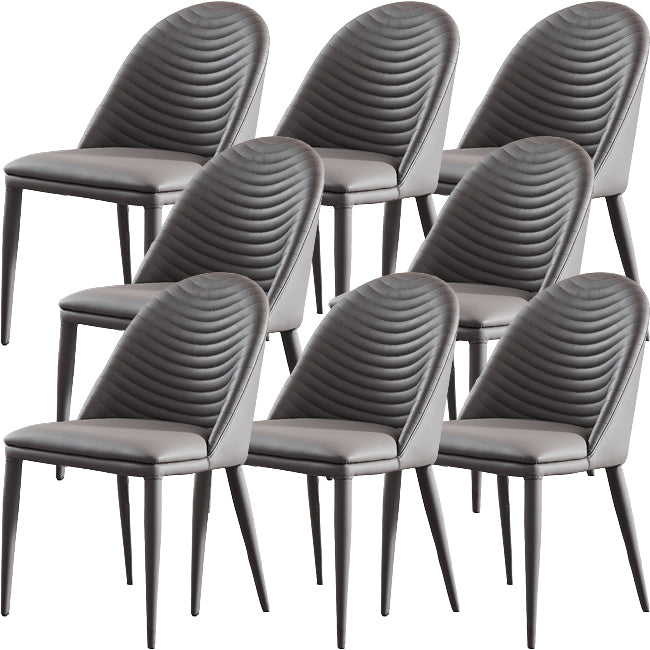 Parsons Dining Room Chair Upholstered Armless Dining Chairs for Home