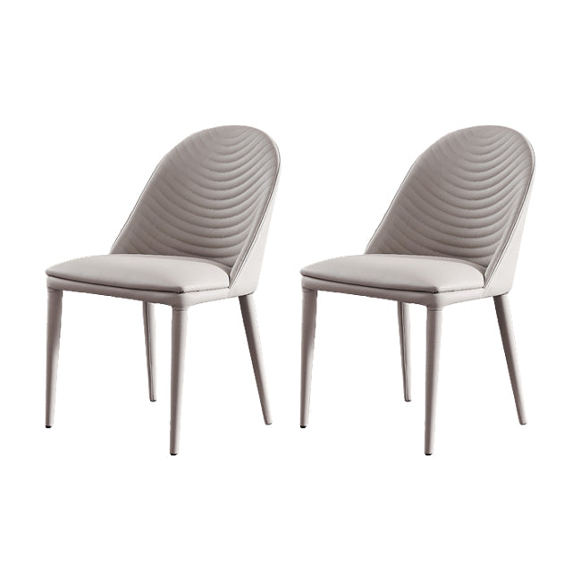 Parsons Dining Room Chair Upholstered Armless Dining Chairs for Home