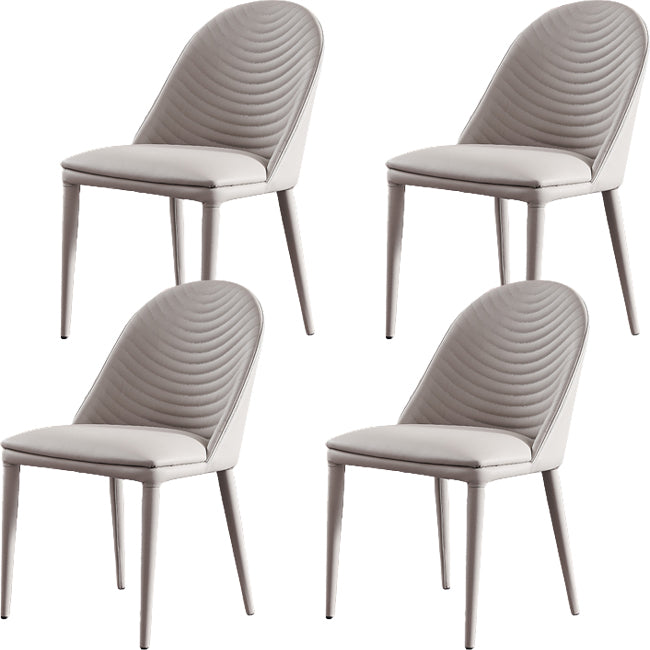 Parsons Dining Room Chair Upholstered Armless Dining Chairs for Home