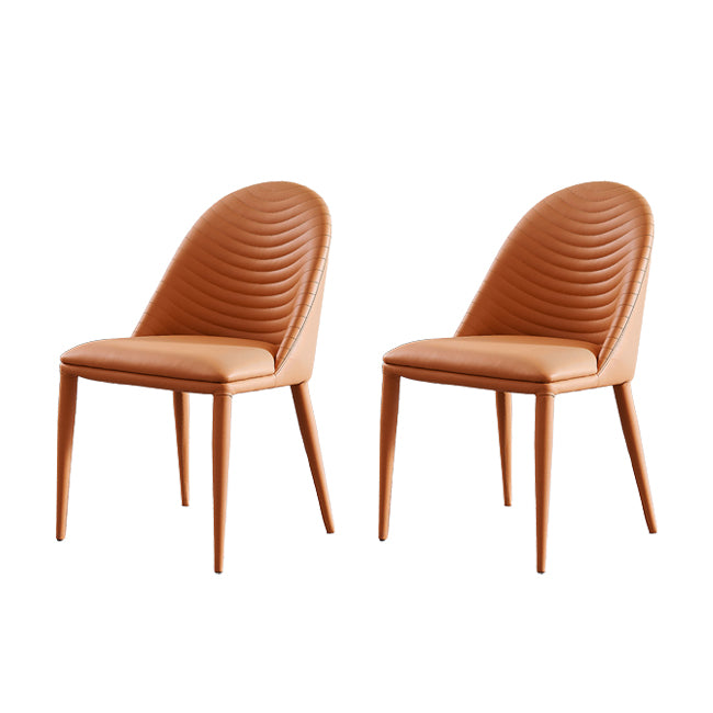Parsons Dining Room Chair Upholstered Armless Dining Chairs for Home