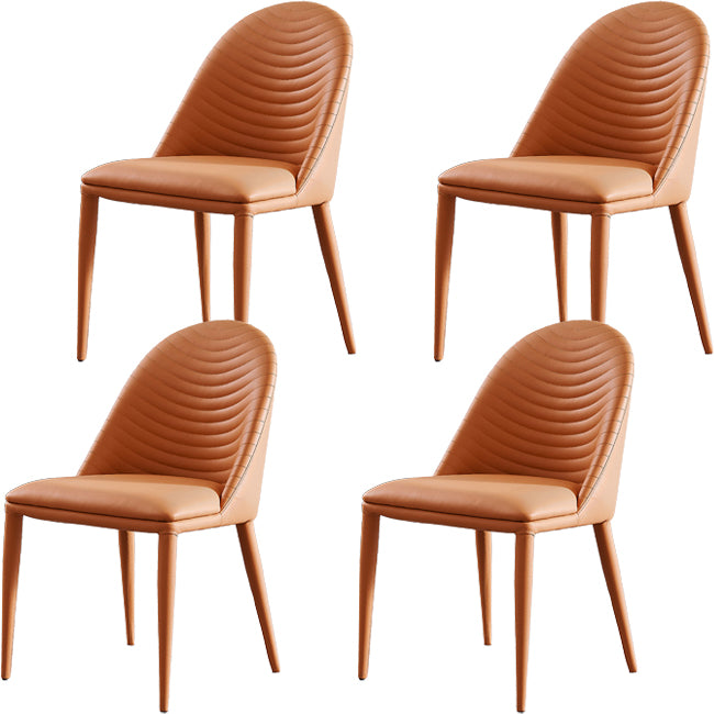 Parsons Dining Room Chair Upholstered Armless Dining Chairs for Home