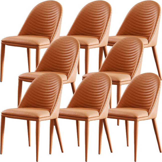 Parsons Dining Room Chair Upholstered Armless Dining Chairs for Home