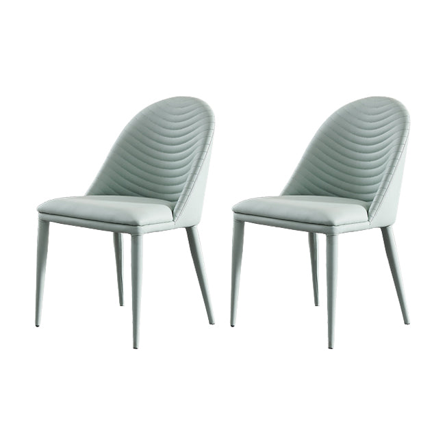 Parsons Dining Room Chair Upholstered Armless Dining Chairs for Home