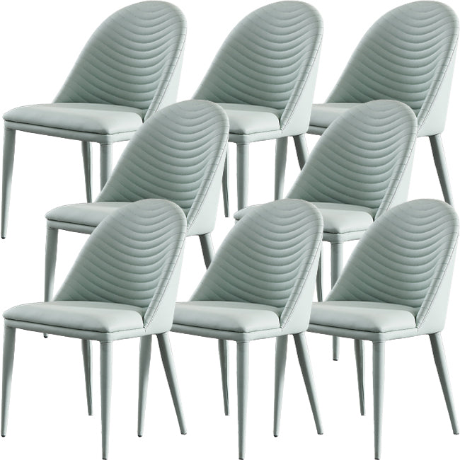 Parsons Dining Room Chair Upholstered Armless Dining Chairs for Home