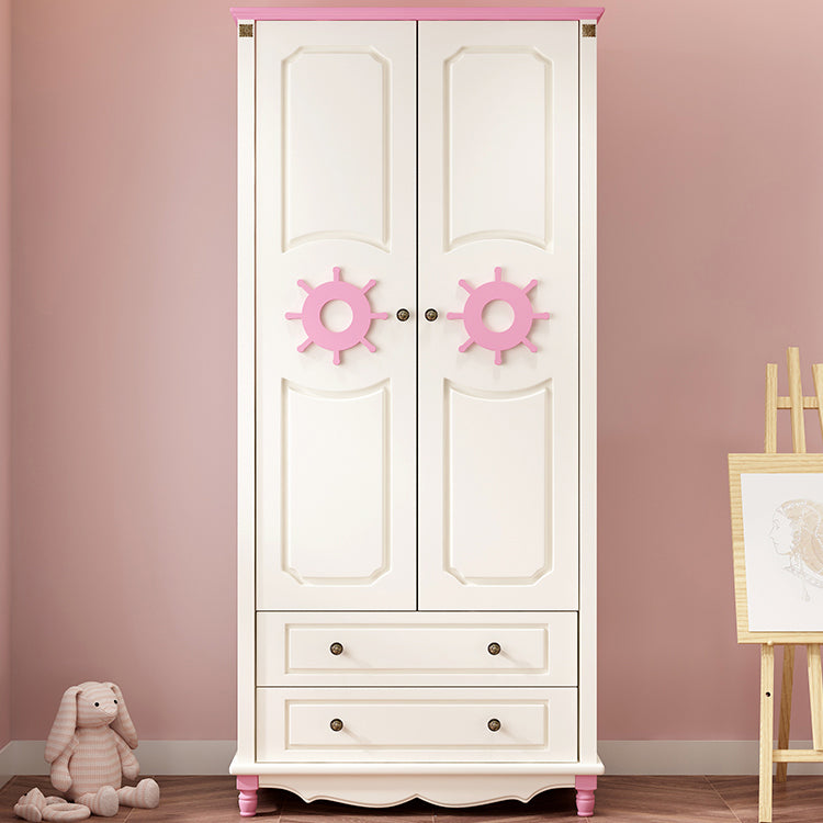 Coastal Cabinet with Hinged Door Manufactured Wood Matte Finish Storage Cabinet