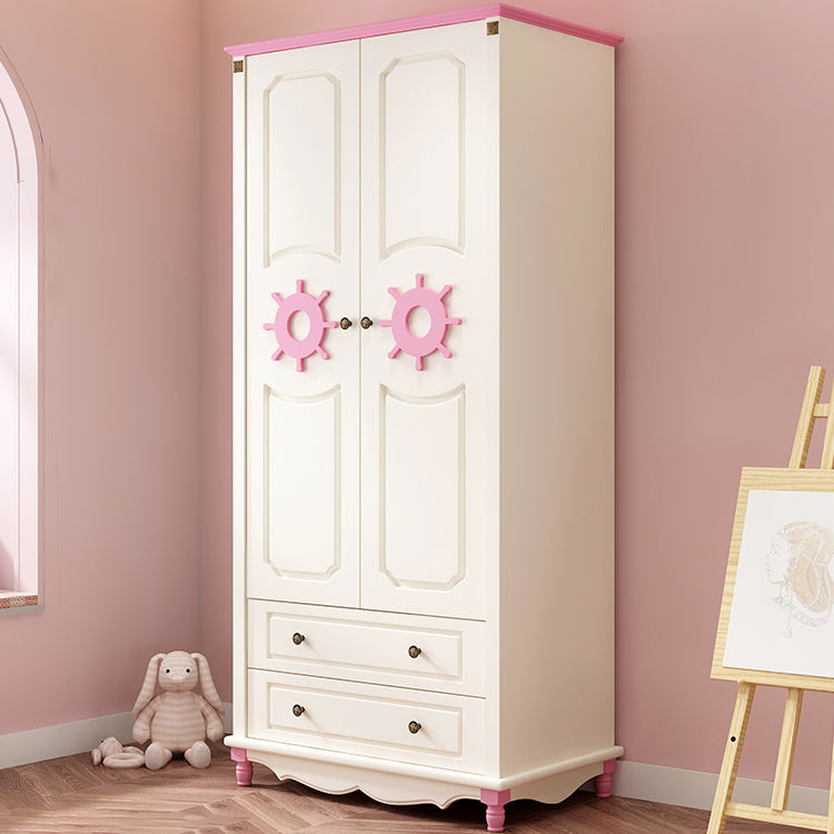 Coastal Cabinet with Hinged Door Manufactured Wood Matte Finish Storage Cabinet