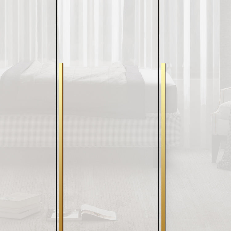 Engineered Wood Wardrobe Cabinet Hinged Modern Wardrobe Armoire