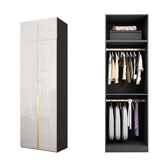 Engineered Wood Wardrobe Cabinet Hinged Modern Wardrobe Armoire