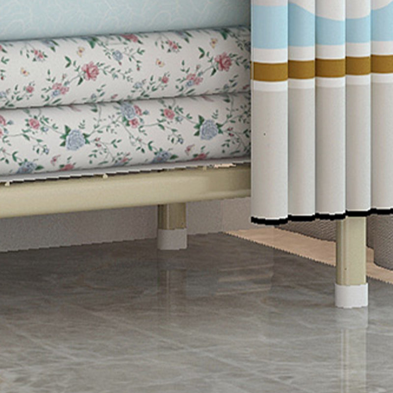 Contemporary Style Wardrobe Armoire Steel Frame Wardrobe for Bedroom