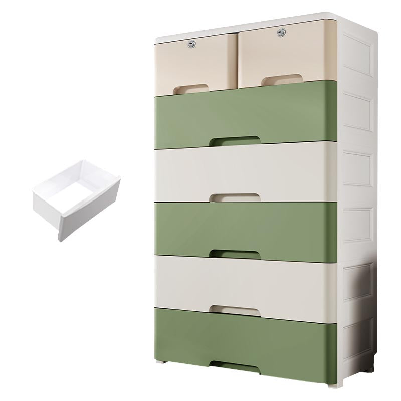 Plastic Home Non-Hanging Armoire Contemporary Style Storage Cabinet