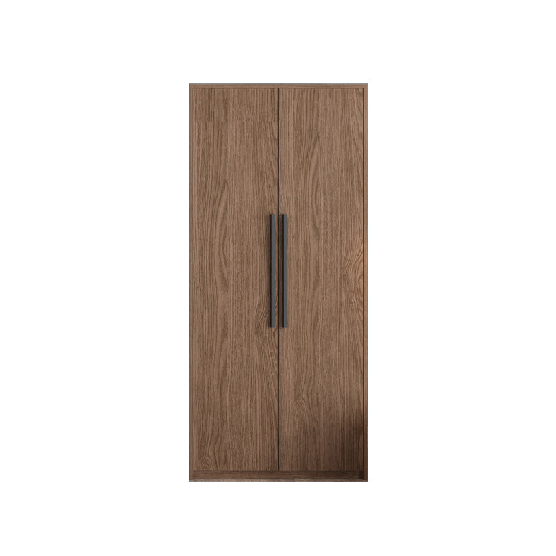 Contemporary Wardrobe with Garment Rod Engineered Wood Wardrobe Closet