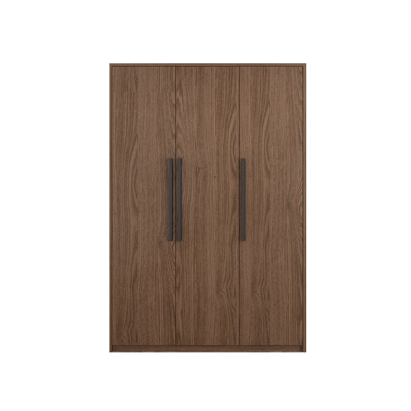 Contemporary Wardrobe with Garment Rod Engineered Wood Wardrobe Closet