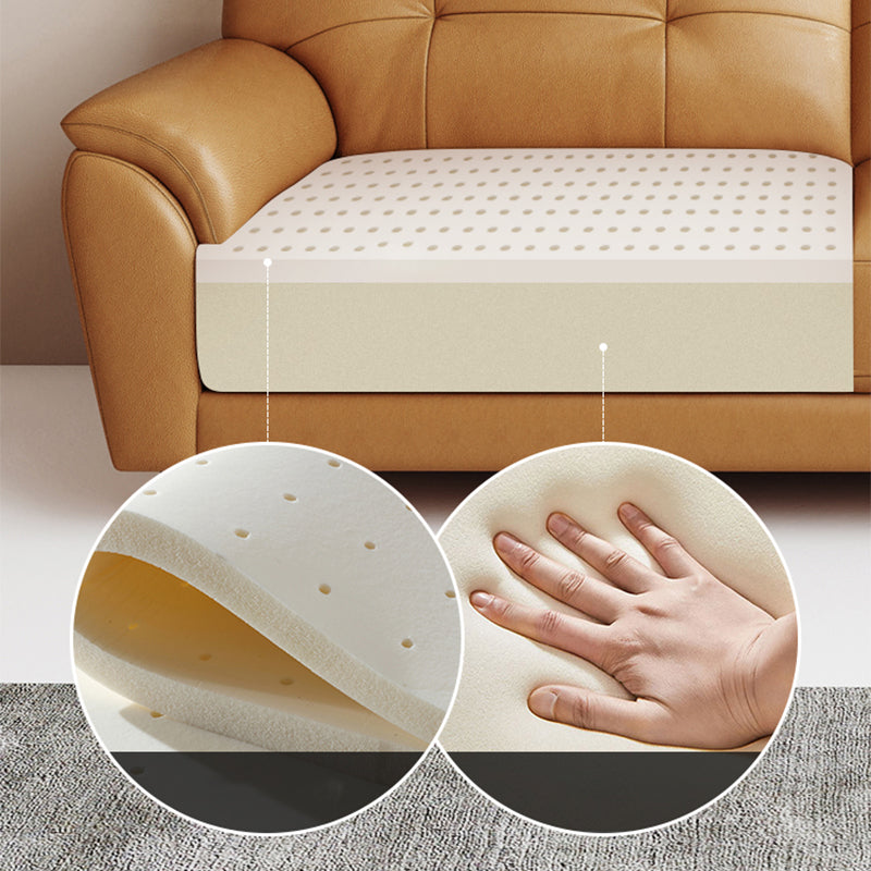 31.49" H Pillow Top Arm Sofa Brown Contemporary Standard Sofa