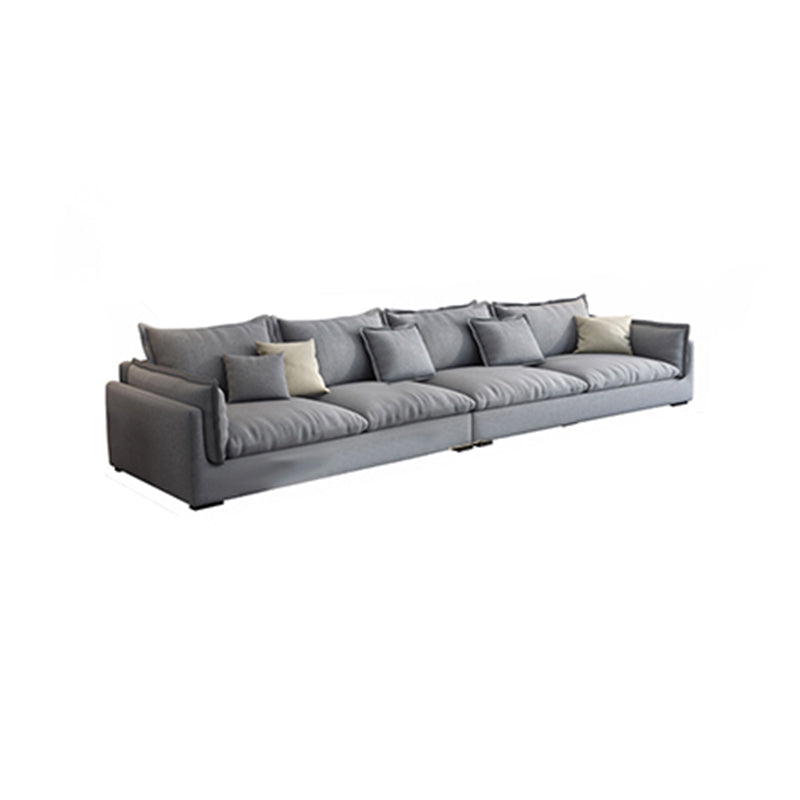 Nordic Square Arm Sofa & Chaise Loose Back Cushions Sofa - 26.77" H