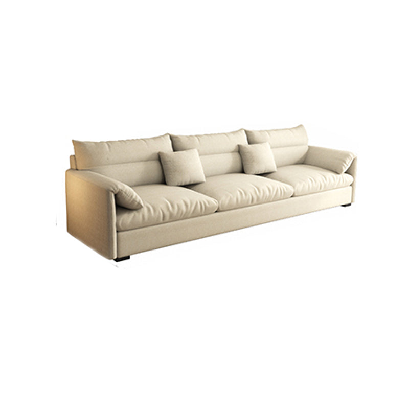 Nordic Square Arm Sofa & Chaise Loose Back Cushions Sofa - 26.77" H