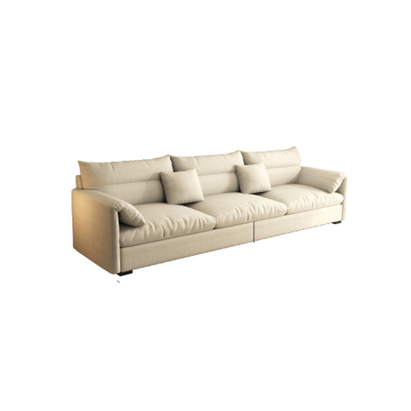 Nordic Square Arm Sofa & Chaise Loose Back Cushions Sofa - 26.77" H