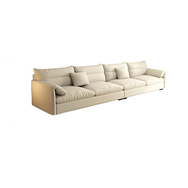 Nordic Square Arm Sofa & Chaise Loose Back Cushions Sofa - 26.77" H