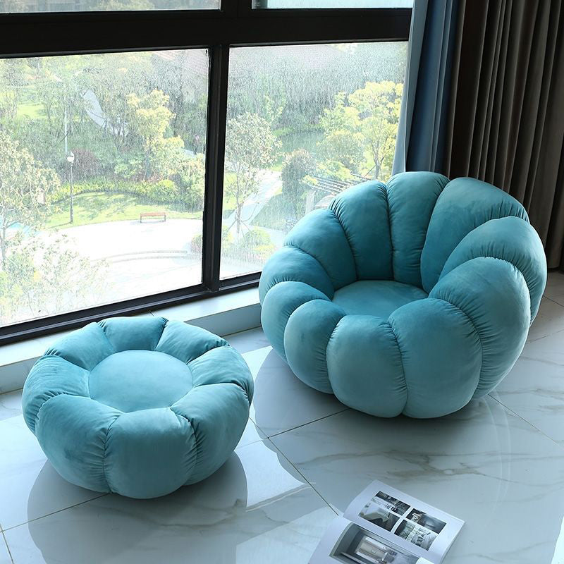 Modern Arm Chair, Wool Upholstered Fixed Back Accent Chair, 38.5"(W) X 39"(D) X 25.5"(H)