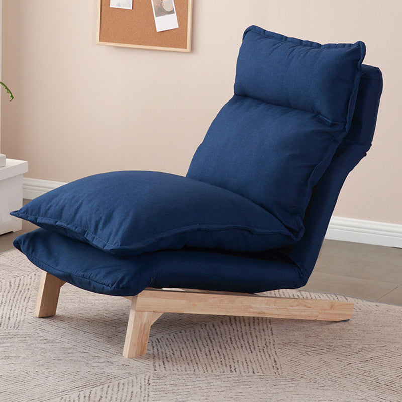 Linen Convertible Chair 23.62" L x 31.69" W x 31.49" H Adjustable Chair for Living Room