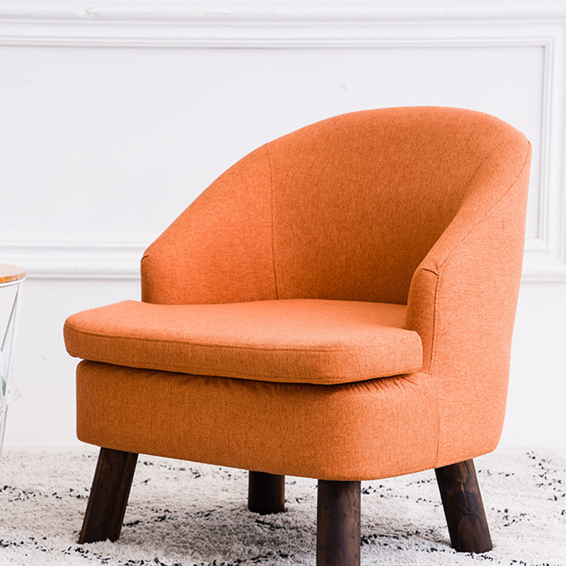 Barrel Chair 22.44" L x 14.96" W x 25.98" H Barrel Accent Chair for Living Room